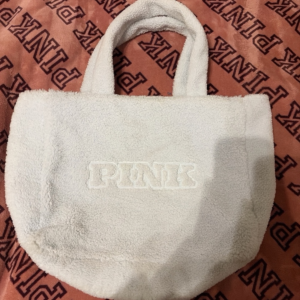 PINK Victoria's Secret Soft Cream Tote